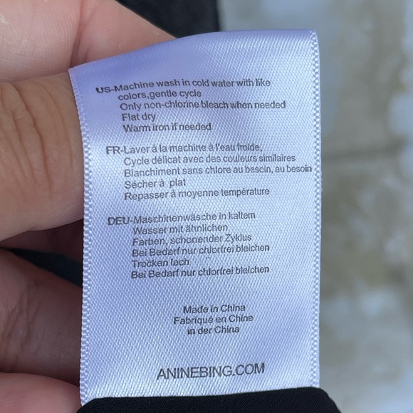 Anine Bing Pleated Tulle Skirt size XS black metallic - Picture 6 of 10